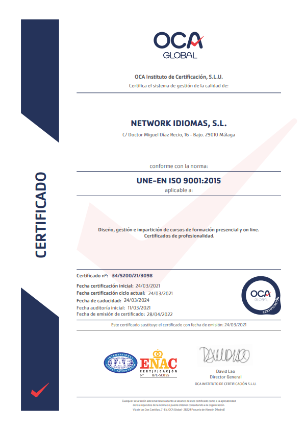 Equipo Network Idiomas SL